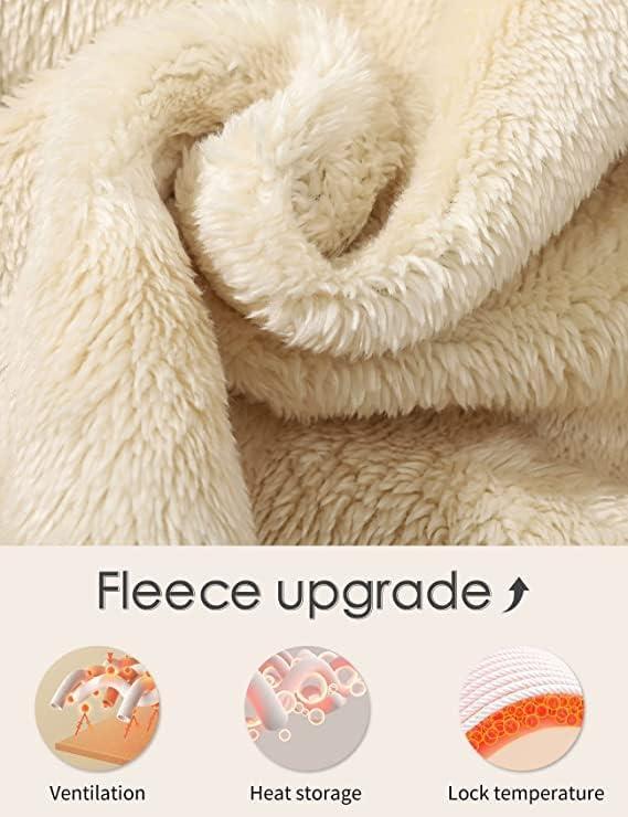 imageGihuo Womens Mockneck Sweatshirt Winter Warm Fleece Sherpa Lined Pullover TopsDarkgrey