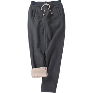 Gihuo Women’s Sherpa Lined Sweatpants Winter Warm Fleece Lined Sweatpants with Pockets Fleece Jogger Pants(2# Dark Grey)